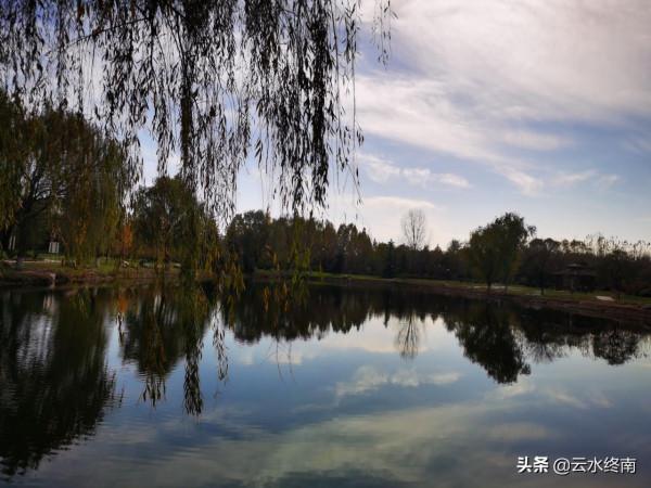 在“涇渭分明”處，有人說他釣過四五十斤的大魚