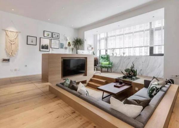 等我換了大新房，客廳也要設計下沉式，拿豪宅都不換