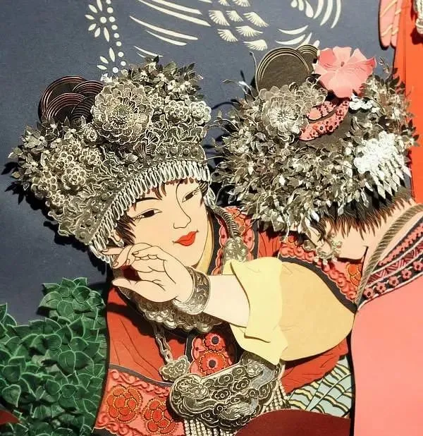 東北大姐剪紙逼真似油畫遭人質疑20年：太神了，不愧是天下第一剪