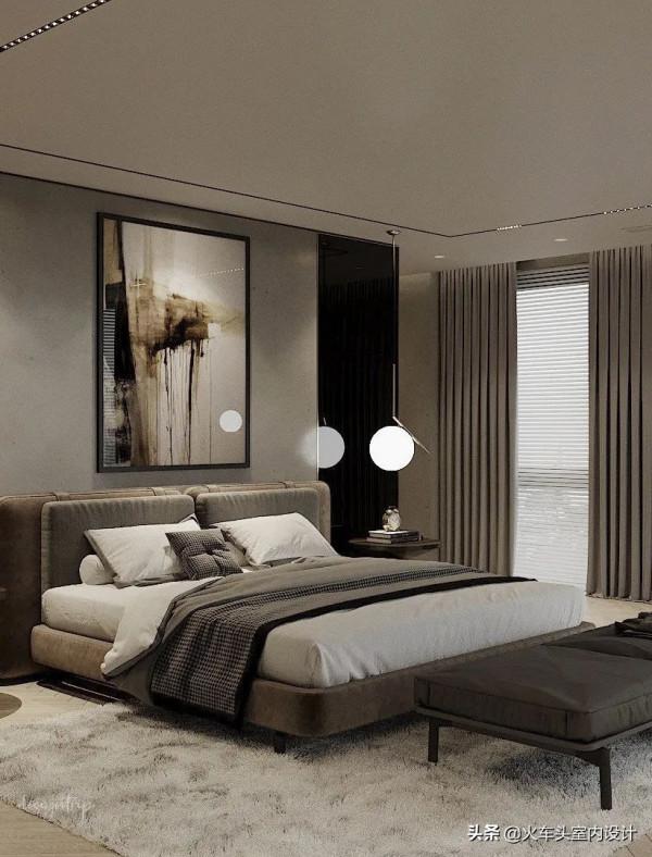 這些輕奢系臥室裝修設計真美
