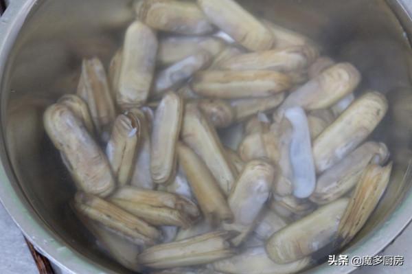 25元買了1斤蟶子，簡單一炒就是一盤美食，家常做法鮮香味美