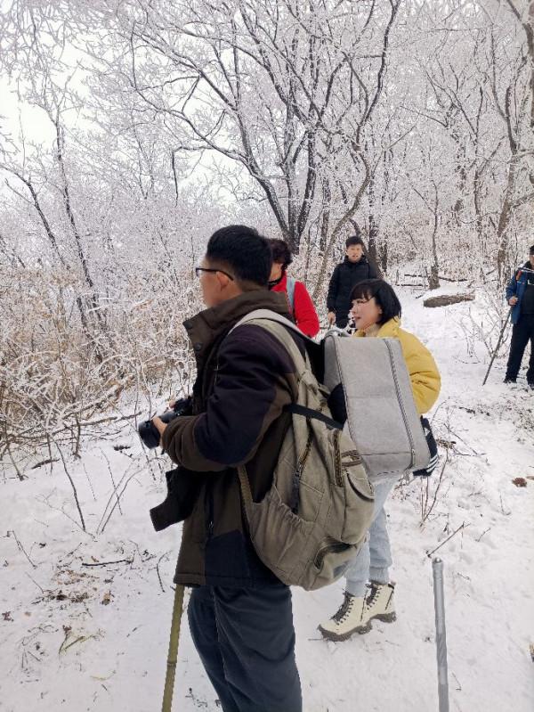 桐柏登山百丈崖 奇景瀑布觀冰掛