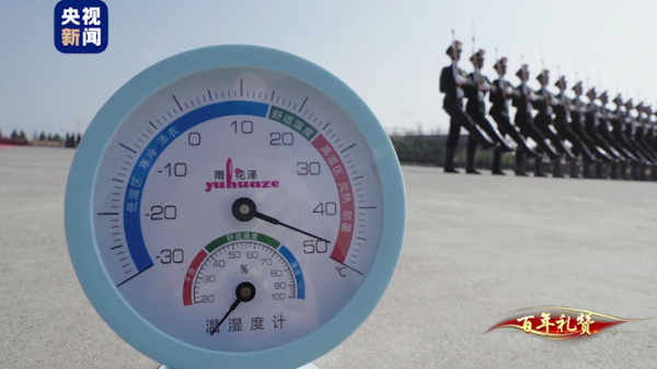 國家威儀的背後 揮汗如雨的儀仗隊