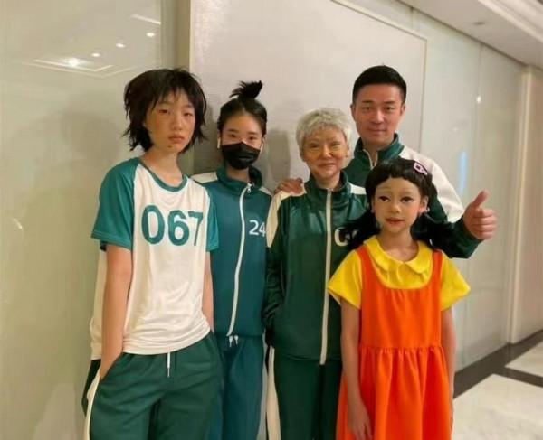 小S一家可塑性真強！神還原魷魚遊戲的角色，讓人雞皮疙瘩都起來