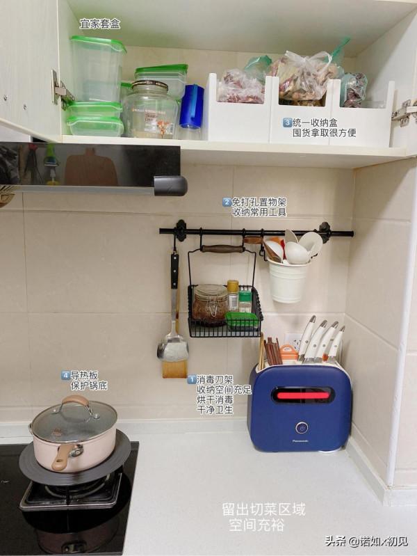 1字小廚房｜把4平米的每一個角落都用上
