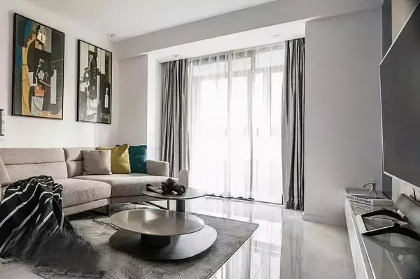 89㎡現代簡約風，大膽的設計，顯得格外溫馨與端莊