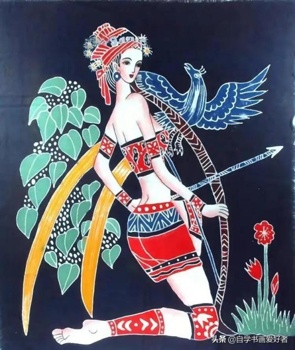 工藝地毯重彩裝飾人物