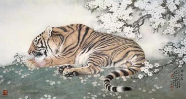 &OpenCurlyDoubleQuote;虎&rdquo;奮四蹄騰空躍，百卉爭妍迎新春（柳橋峪村）