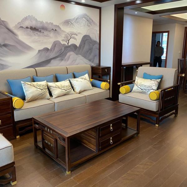 新中式風格裝修案例109平，天好看了