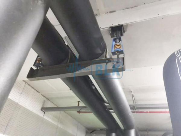 管道吊掛式減震器安裝例項