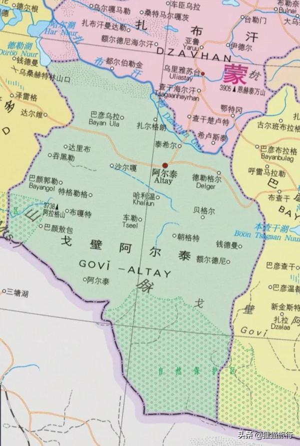 蒙古有4個戈壁省，東戈壁省、中戈壁省、南戈壁省、戈壁阿爾泰省