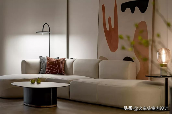 130㎡極簡自然風,方圓交錯,木白有序 130㎡極簡自然風,方圓交錯,木白有序