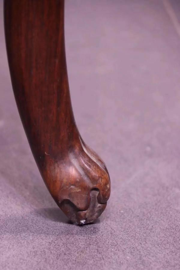 紅木雲石圓凳，楠木平切四出頭官帽椅，榆木官帽椅，桃椅