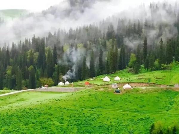 新疆那拉提草原風光 新疆那拉提草原風光