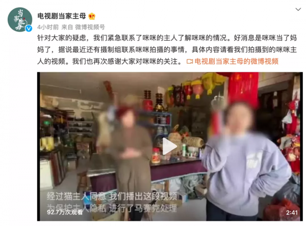 所以於正劇組虐貓了嗎