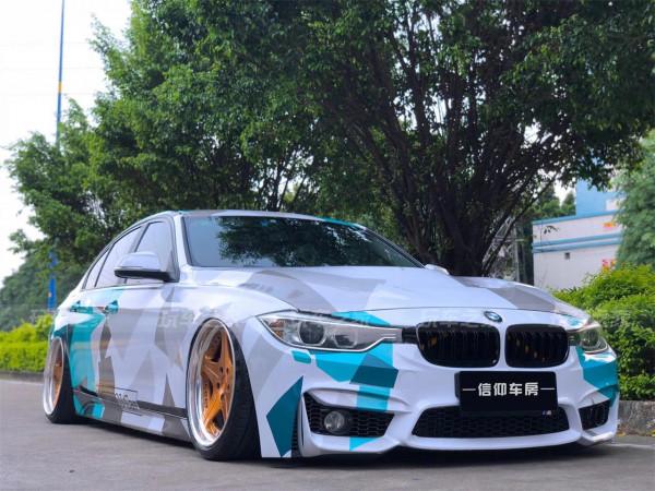 氣動姿態只是開始 定製拉花讓這輛寶馬3系回頭率百分百