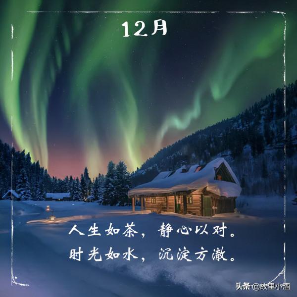 令人愜意的句子：春觀夜櫻，夏望繁星，秋賞滿月，冬會初雪
