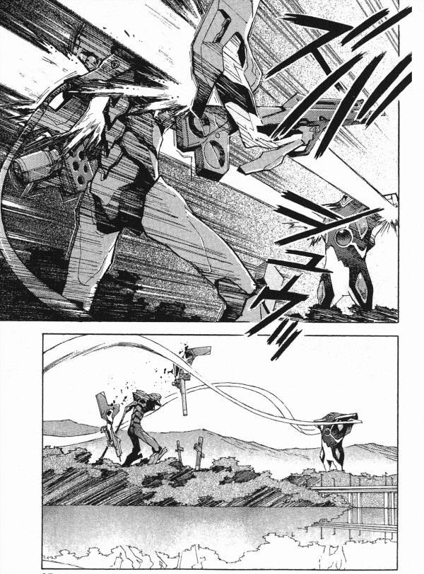 《新世紀福音戰士》第十四使徒力天使，被初號機吞噬的超強怪物