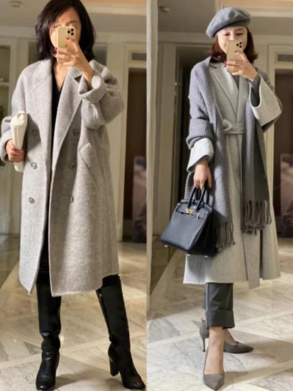 50歲後大衣買精不買多，建議多選這四種“高階色”，優雅又顯膚白