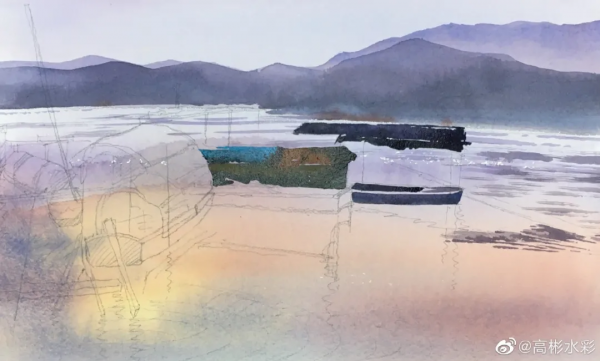 川美畢業的水彩大師，筆下繽紛的花卉、極致的風景靜物，張張迷人