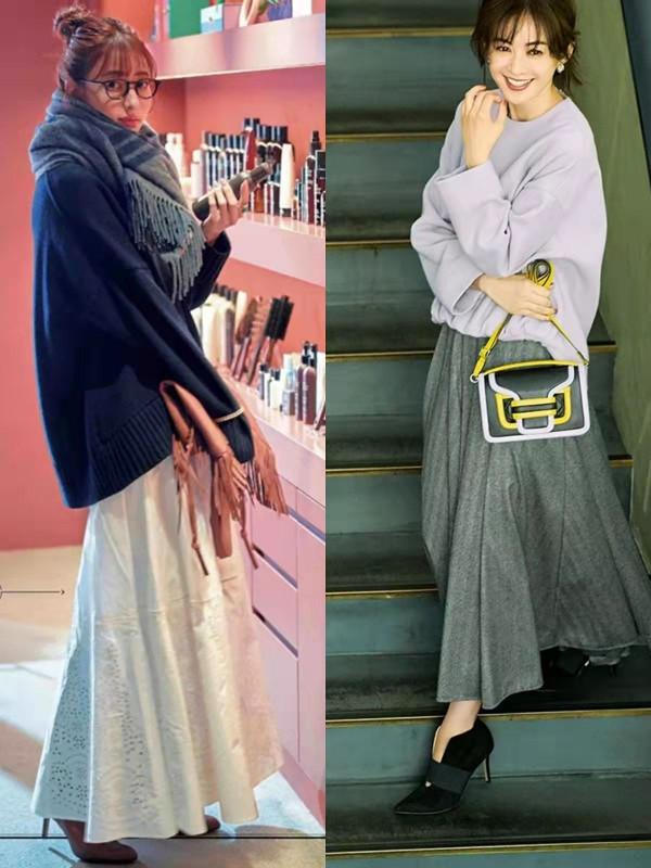 毛衣+短靴，毛衣+尖頭鞋，才是40+女人該有的冬季打扮，時尚浪漫