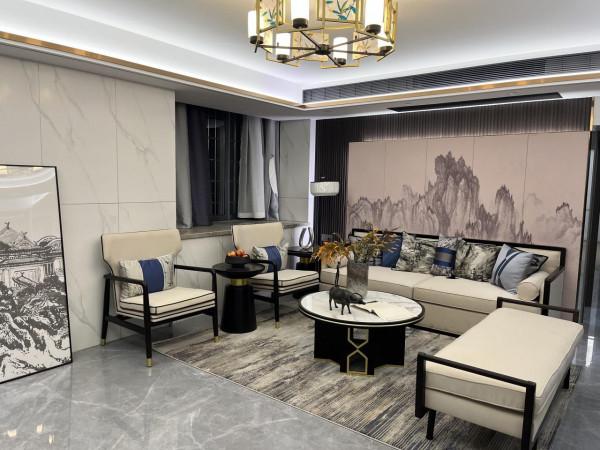 128㎡新中式：水墨世界的東方之美