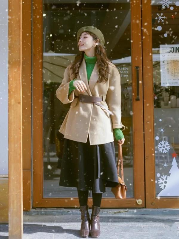 冬季穿長裙，如何避免“矮胖”？很多人穿不好看，都是不懂這3點