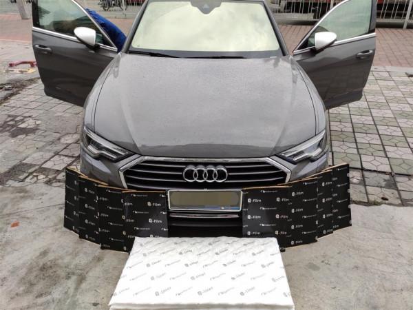 奧迪A6L日本中道2.0四門+四輪葉子板隔音降噪