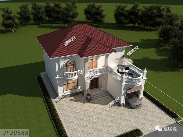 二層巴洛克別墅，氣質獨特，造型優美，看過一眼就忘不了