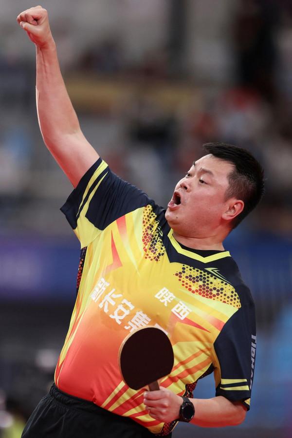 乒乓球——北京隊勝陝西隊晉級男團決賽 乒乓球——北京隊勝陝西隊晉級男團決賽