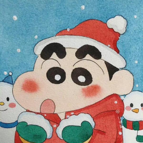 治癒系聖誕動漫頭像 可愛 有趣