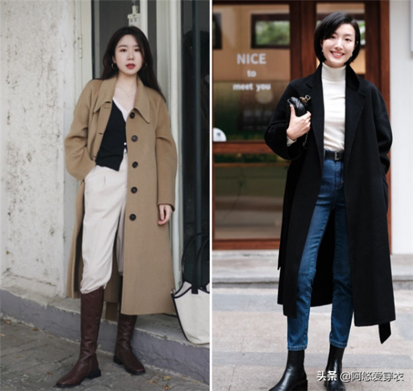 今年穿長大衣時，多配這幾雙&OpenCurlyDoubleQuote;低跟靴&rdquo;，時髦百搭，舒適還不累腳