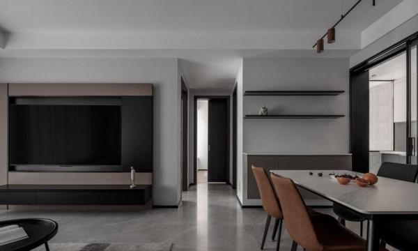 不愧是高階灰！成都小夥88㎡新家，從進門開始，就藏不住的高階