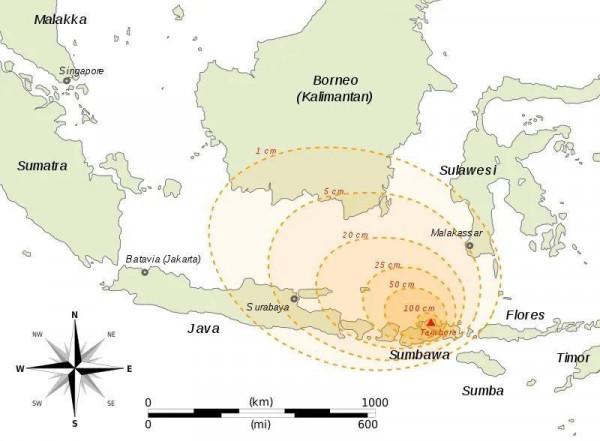 1816年，昏暗的地球，被稱作“無夏之年”