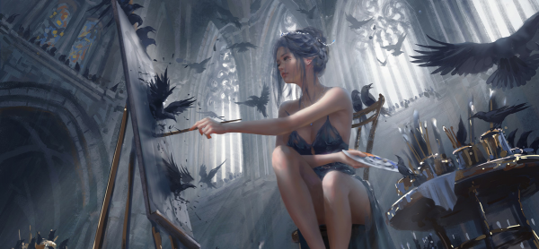 插畫師自學成才，畫出《鬼刀》名作，網友：不愧是大神