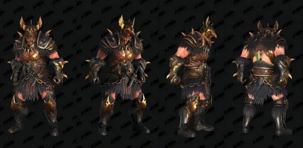 暗黑破壞神：不朽封測野蠻人盔甲套裝