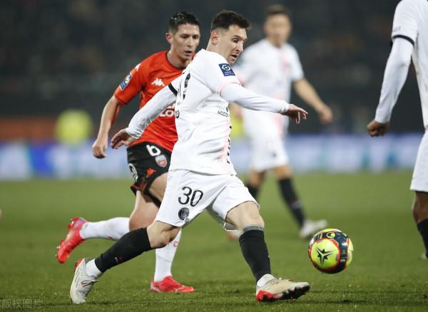 法甲-梅西中柱拉莫斯替補染紅 伊卡爾迪絕平 巴黎1-1繼續領跑