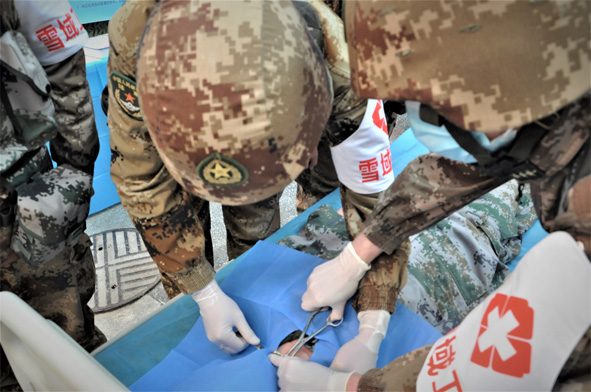 以賽促訓！聚焦比武場上“紅十字”