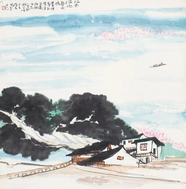 蜀中三傑,李瓊久山水欣賞 蜀中三傑,李瓊久山水欣賞