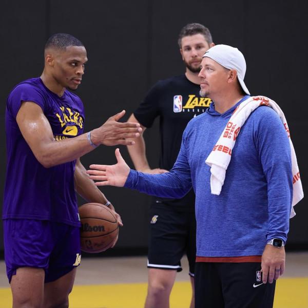 備戰新賽季！湖人助教潘佩西曬與威少訓練照