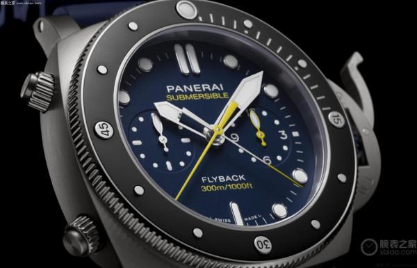 沛納海推出全新Submersible Chrono Flyback邁克·霍恩限量版腕錶 沛納海推出全新Submersible Chrono Flyback邁克·霍恩限量版腕錶