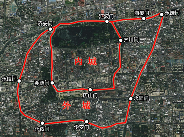 現時與清代省會以上城池圖鑑