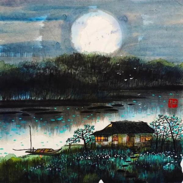 花好月圓，一起來看青浦的畫中明月