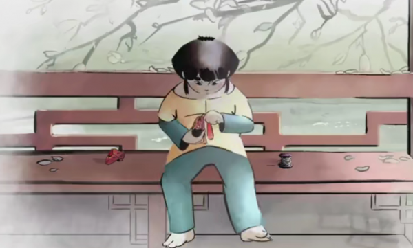 水墨風動畫《裹腳少女》，被束縛的不僅是腳，還有嚮往自由的靈魂