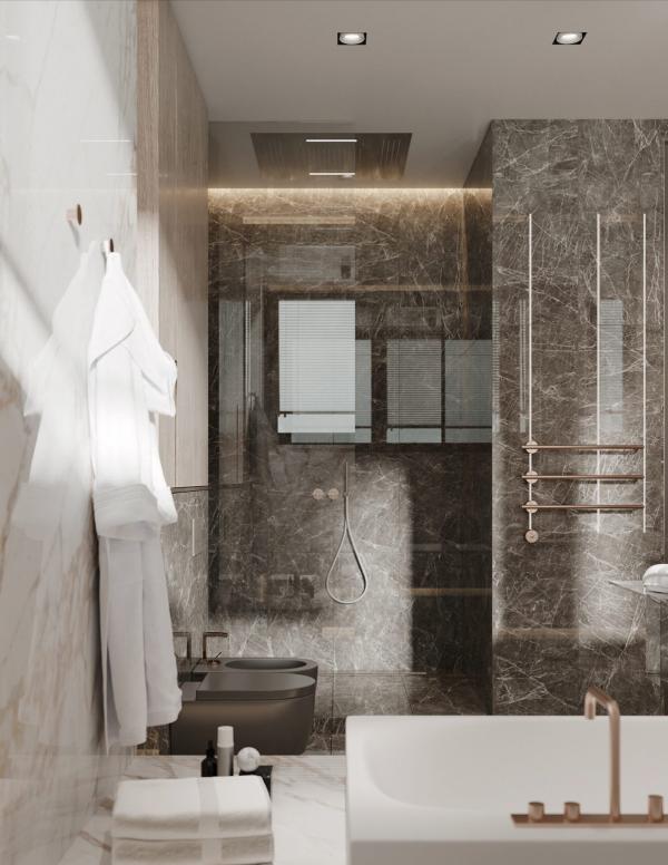 149㎡ || 灰色和金色的奢華現代生活 149㎡ || 灰色和金色的奢華現代生活