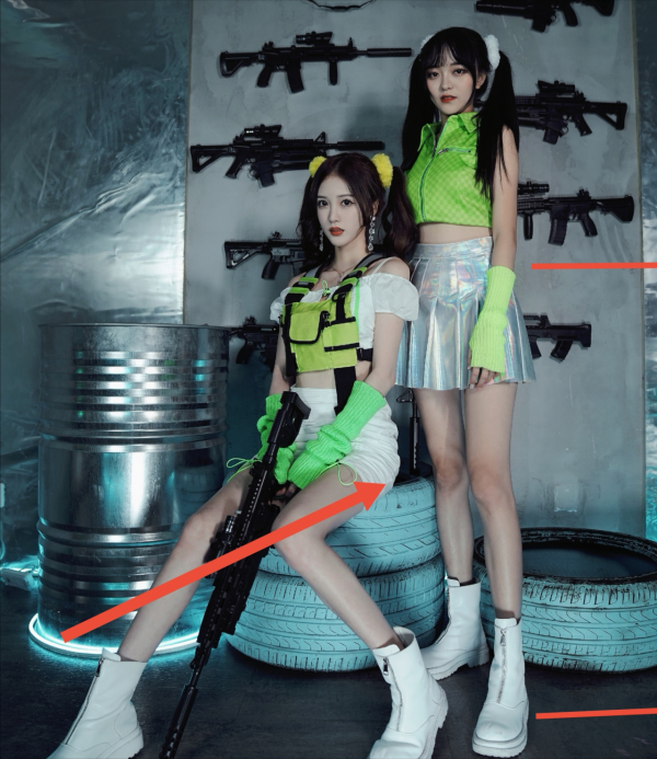 原來真的有人會有腿太長需要p短的煩惱 原來真的有人會有腿太長需要p短的煩惱