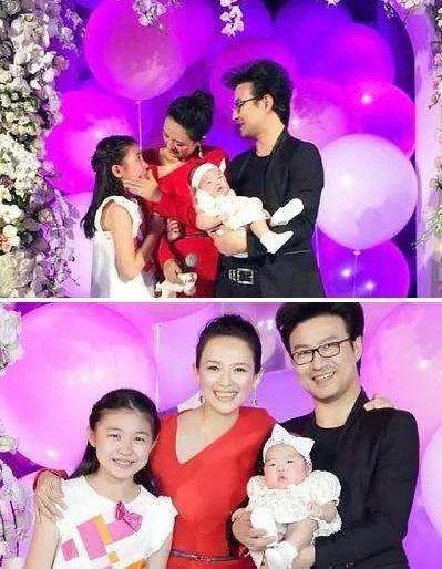 懶理親媽葛薈婕糾纏，章子怡與小蘋果相處融洽，一家人幸福溫馨