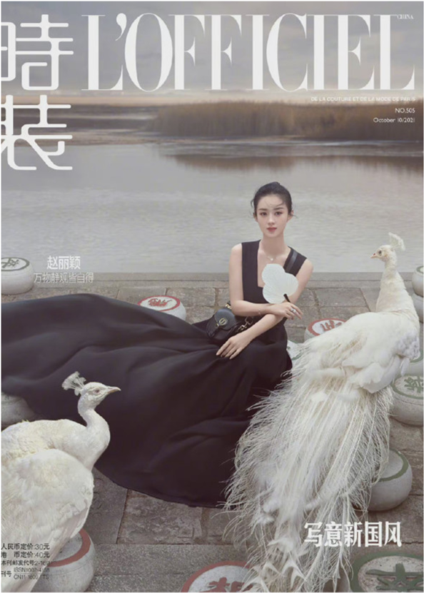 趙麗穎古風大片美回巔峰！長裙搭斗篷比女俠颯氣，絕美容顏太搶鏡