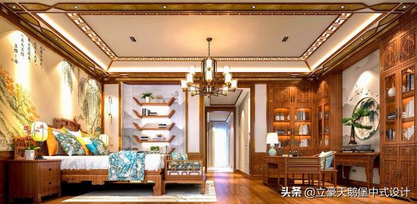 中式臥室設計：在追求唯美的同時，總能別出心裁