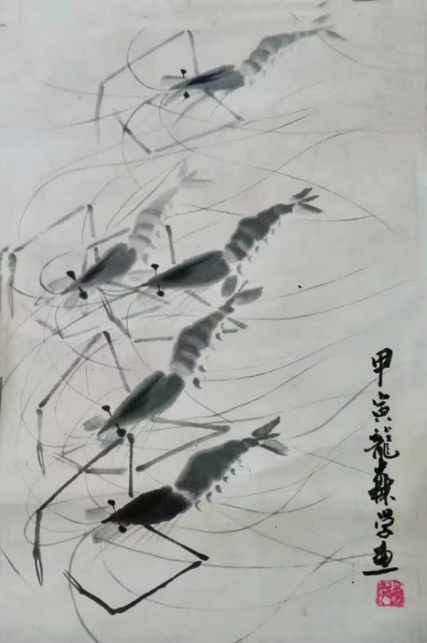 鐵道兵應龍森與“白石後人”的繪畫情緣 鐵道兵應龍森與“白石後人”的繪畫情緣